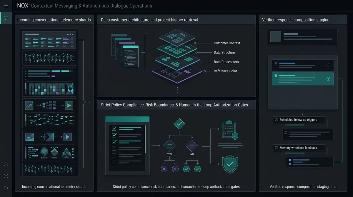 NOX Modulvisual für WhatsApp-Agent